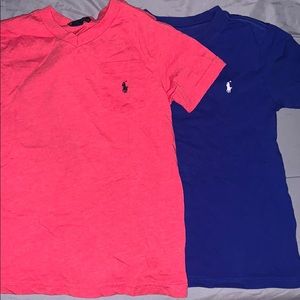 2 polo shirts